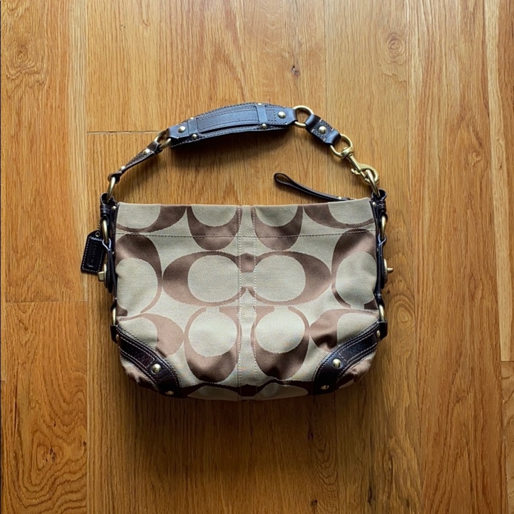 COACH Signature Carly Hobo Bag